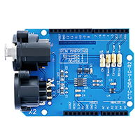 DMX/RDM Shield for Arduino,The Shield is Populated with NEUTRIK XLR 3pin Connectors,Device into DMX512 Network,MAX485 Chipset,Can be Used as DMX Master Slave and as RDM Transponder. 